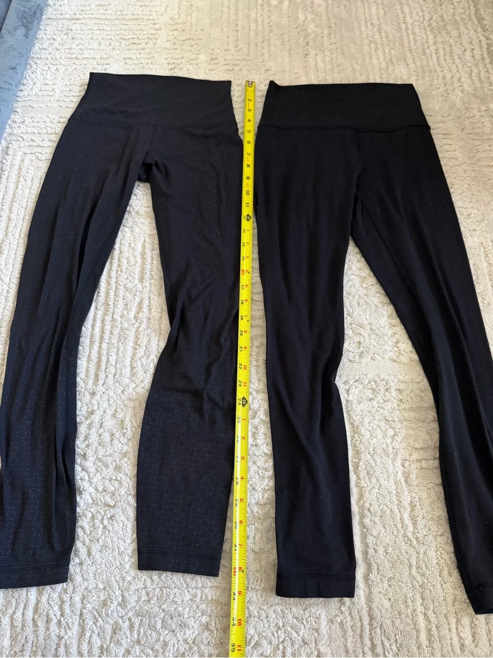 Lot of 2 Lululemon High-Waist Black Women's Leggings